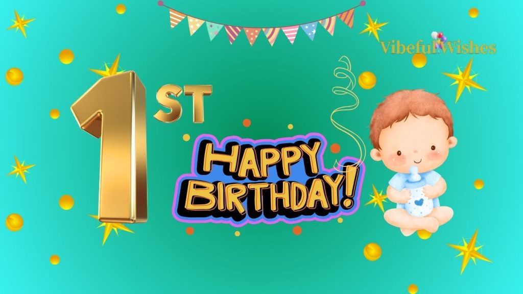 1st Birthday Wishes for Baby Boy