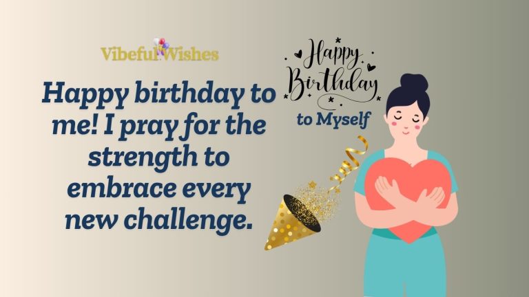 Birthday Wishes to Myself with Prayers