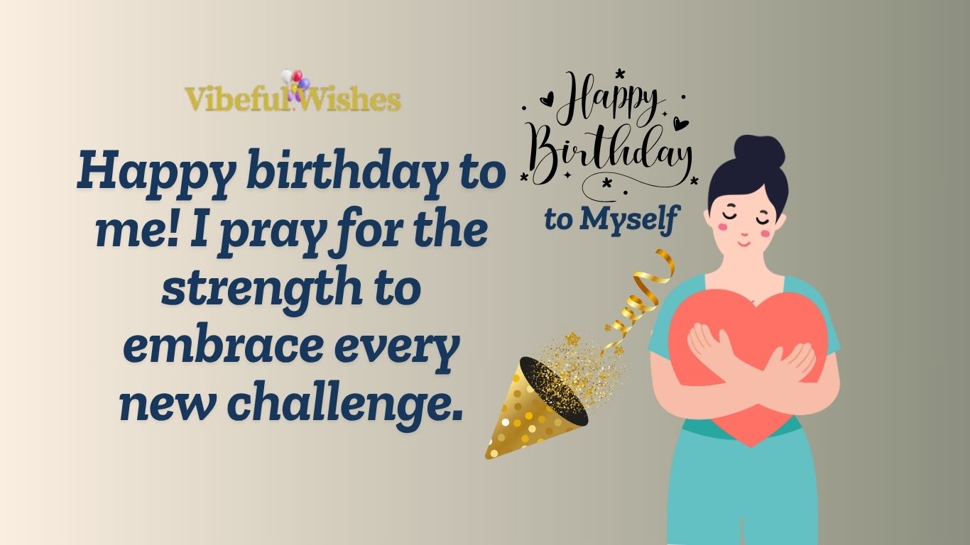 Birthday Wishes to Myself with Prayers