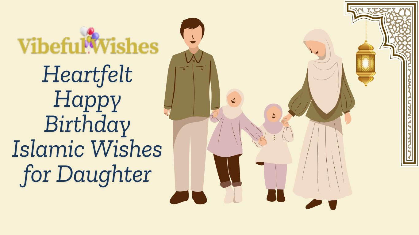 Happy Birthday Islamic Wishes for Daughter