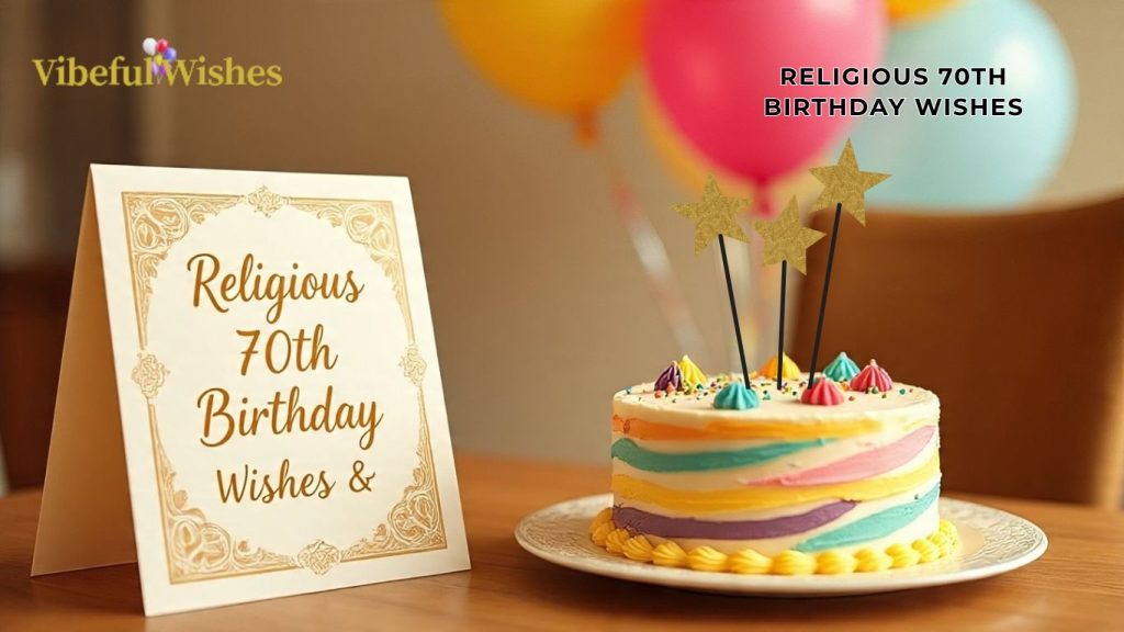 Religious 70th Birthday Wishes