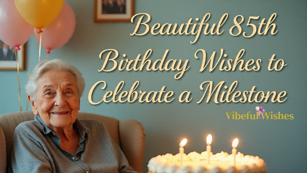 85th Birthday Wishes