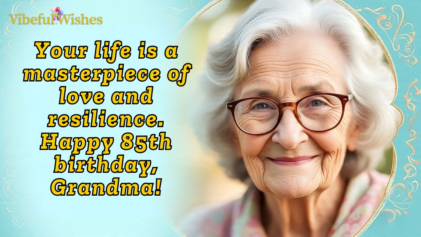 85th Birthday Wishes
