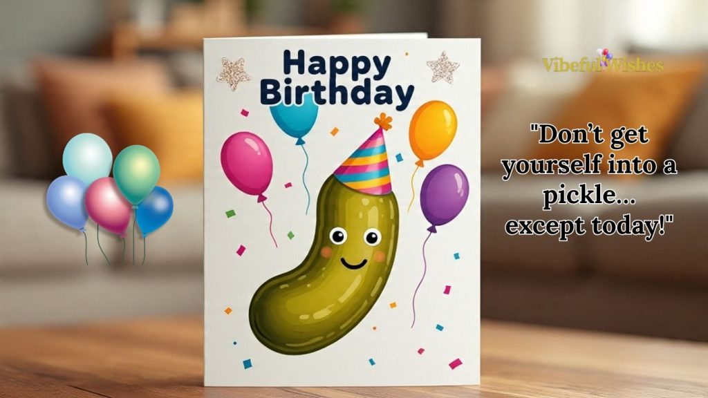 Birthday Pickle Card Ideas