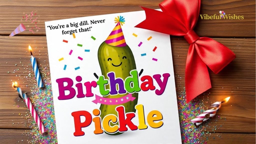Birthday Pickle Card Ideas