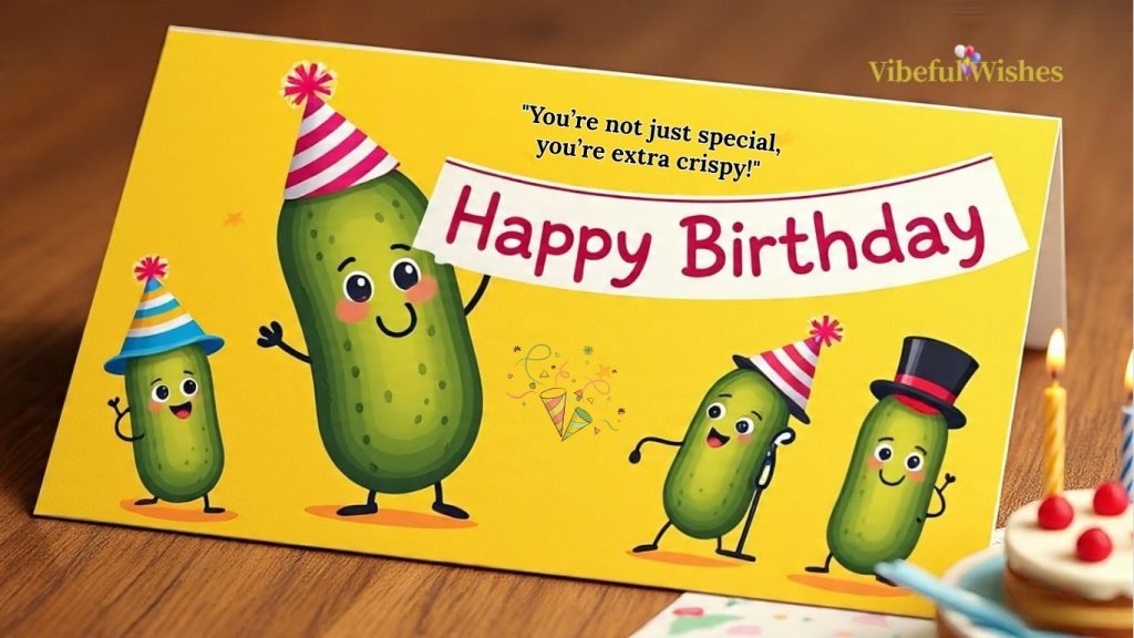 Birthday Pickle Card Ideas