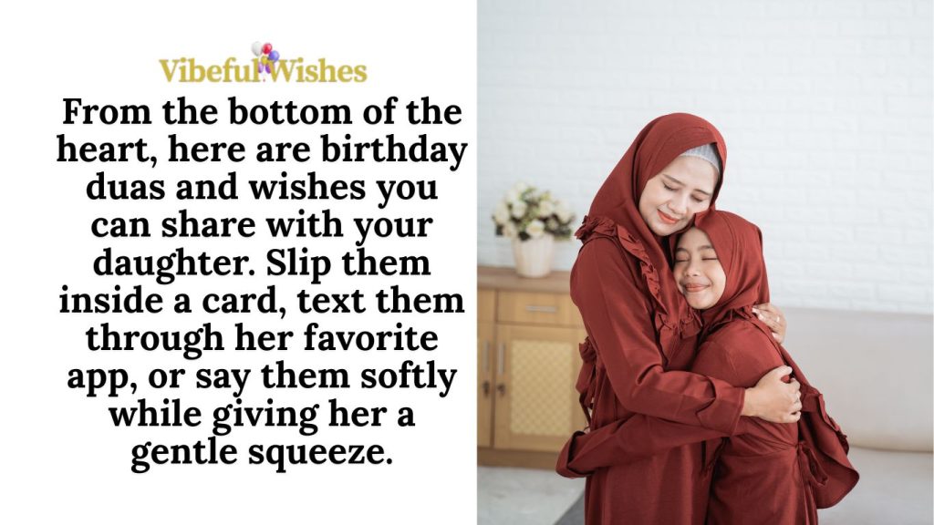 Birthday Wishes for Daughter in Islamic Way