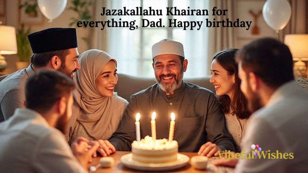Islamic Birthday Wishes for Father