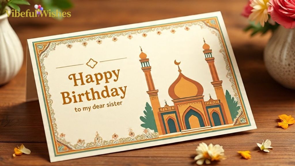 Islamic Birthday Wishes to Sister