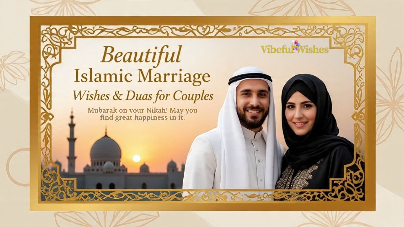 Islamic Marriage Wishes