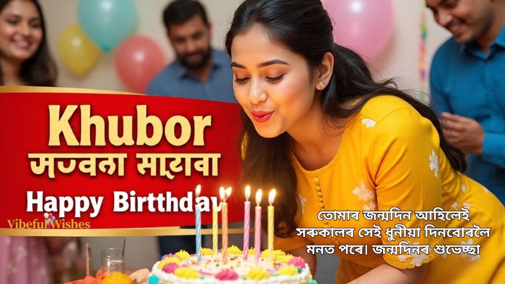 Sister Birthday Wishes in Assamese