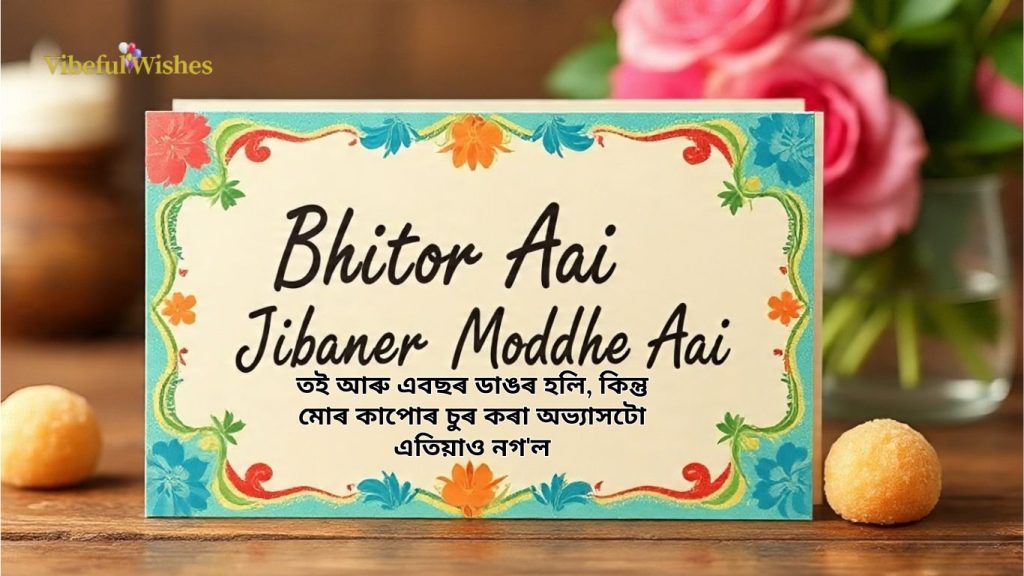 Sister Birthday Wishes in Assamese