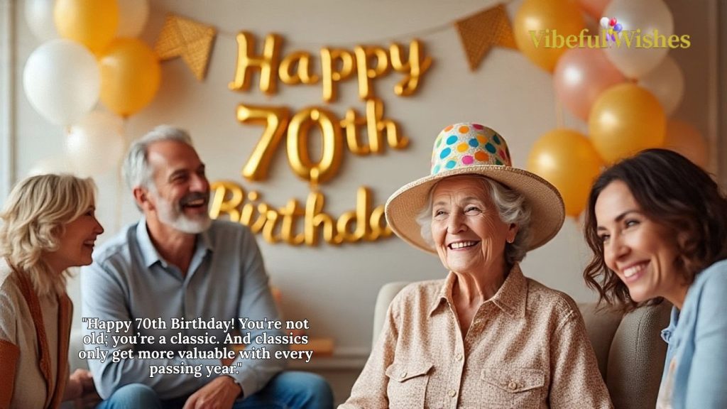 70th Birthday Wishes