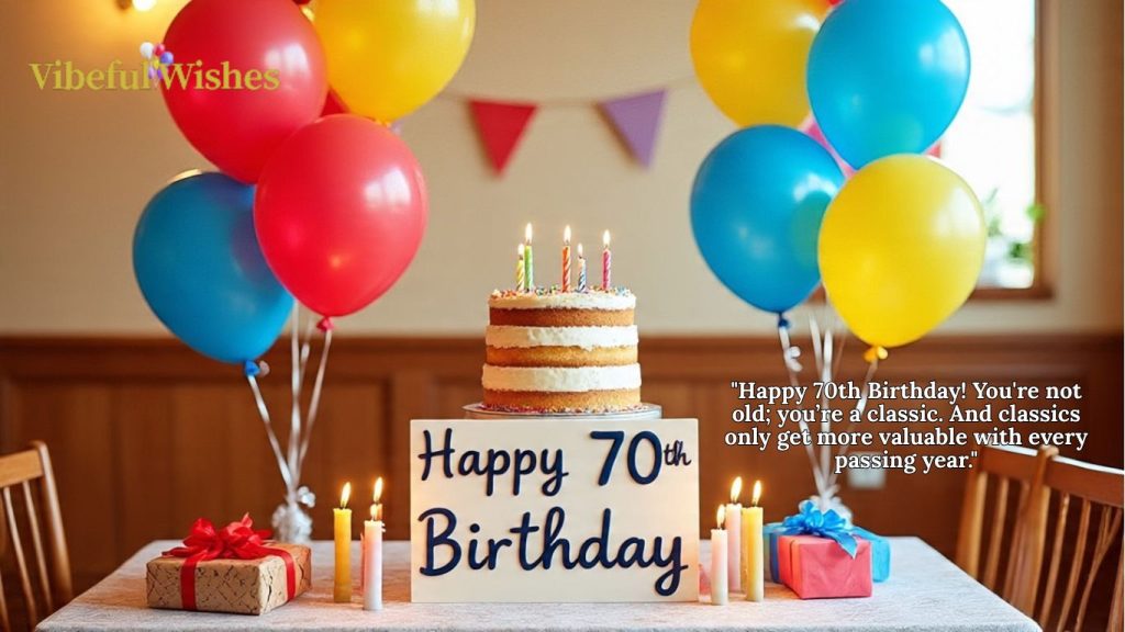 70th Birthday Wishes