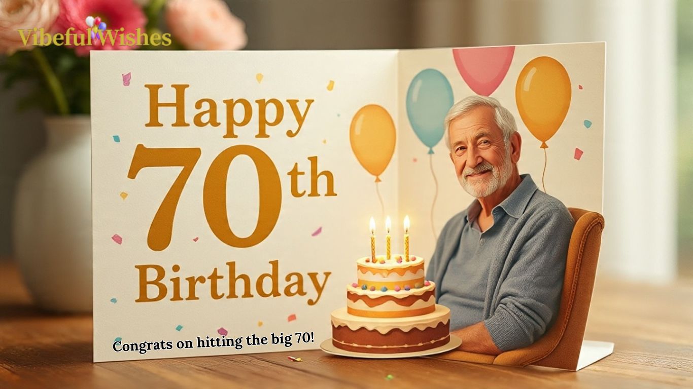 70th Birthday Wishes